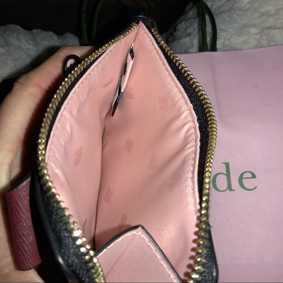 Kate Spade Doggie Leather Keychain card holder - Picture 7 of 9